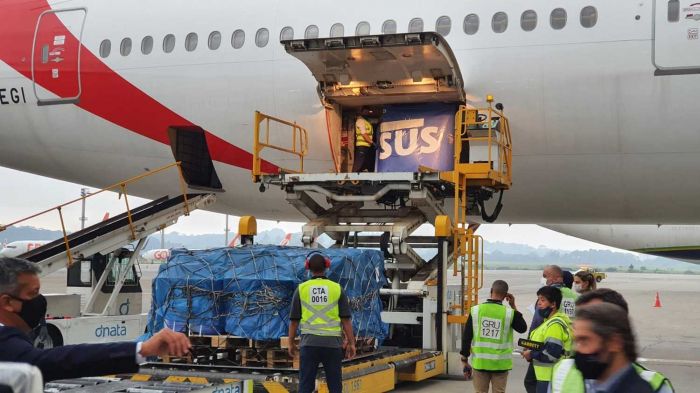 Remessa de IFA chegará ao Brasil em voo procedente da China - (Foto: Pedro Paulo Souza/MS - 22.01.2021)