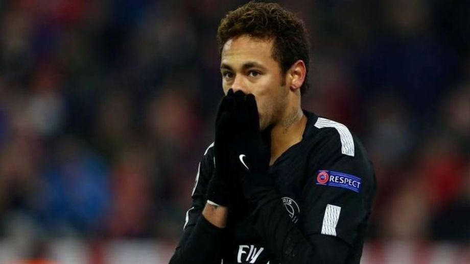 Neymar, em partida do Paris Saint-Germain, pelo Campeonato Francês Getty