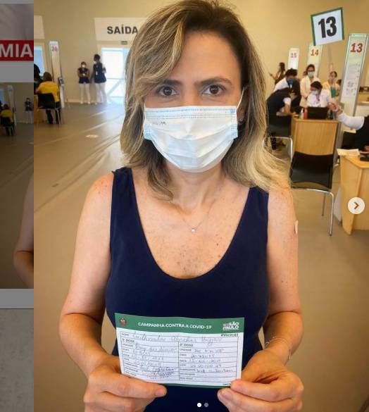 Ludhmila tomou a CoronaVac - (Foto: Reprodução Instagram Ludhmila Hajjar)