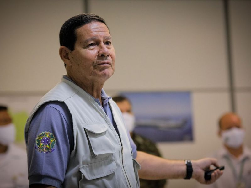 O vice-presidente Hamilton Mourão - (Foto: Bruno Batista/VPR - 05.11.2020)