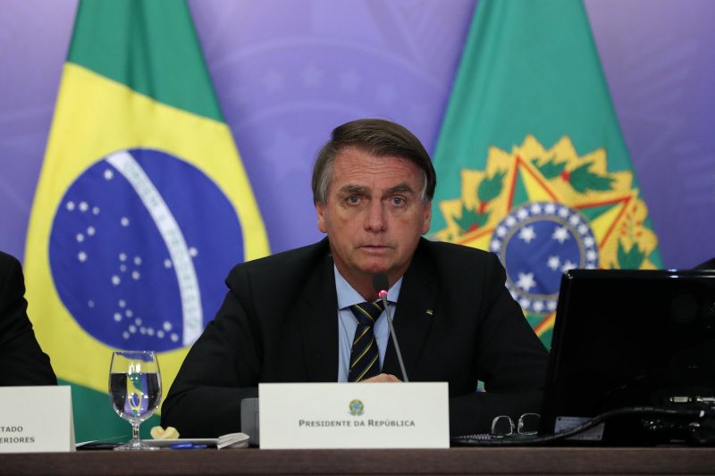 Presidente Bolsonaro já foi aliado político do senador Major Olímpio, que faleceu por conta da covid-19 - (Foto: Marcos Corrêa/PR - 17.03.2021)