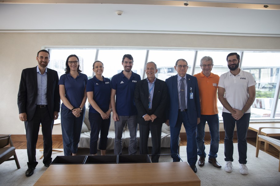 Comitê da FIFA visita a CBF durante inspeção da Copa do Mundo Feminina 2023 Créditos: Thais Magalhães/CBF