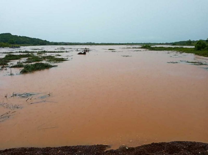Lagoa transbordou e região ficou inundada em Godofredo Viana - (Foto: Movimento dos Atingidos por Barragens/Reprodução)