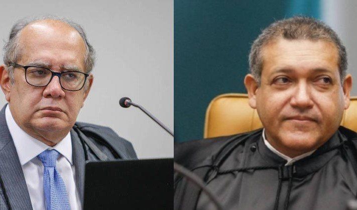 Gilmar Mendes e Kassio Nunes que tomaram decisões opostas - (Foto: Montagem/ R7/Agência Senado/STF)