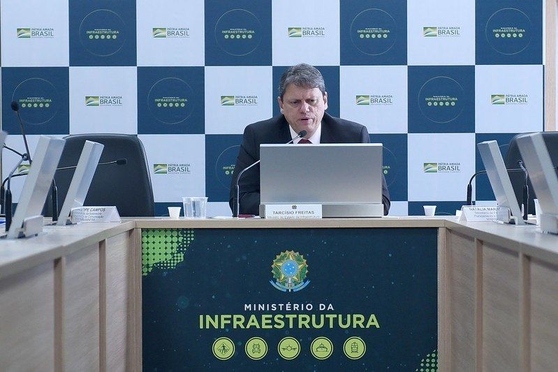 O ministro da Infraestrutura, Tarcísio Gomes de Freitas - (Foto: Ricardo Botelho/MInfra-06/04/2021)
