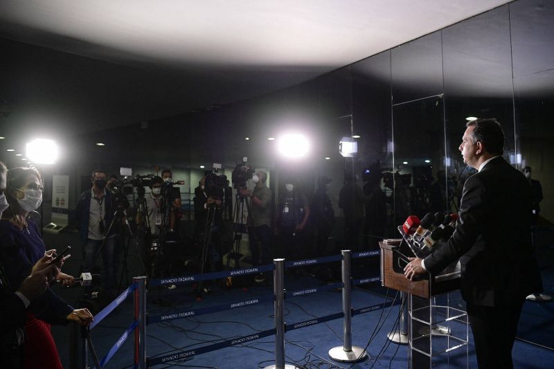 Trabalho da imprensa foi considerado essencial em decreto de Jair Bolsonaro - (Foto: Pedro França/Agência Senado - 08.04.2021)