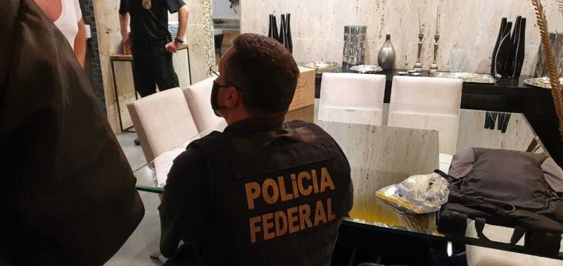 Operação acontece em São Paulo, Goiânia, Foz do Iguaçu, Venâncio Aires, Lauro de Freitas e Rondonópolis - (Foto: Divulgação/PF)