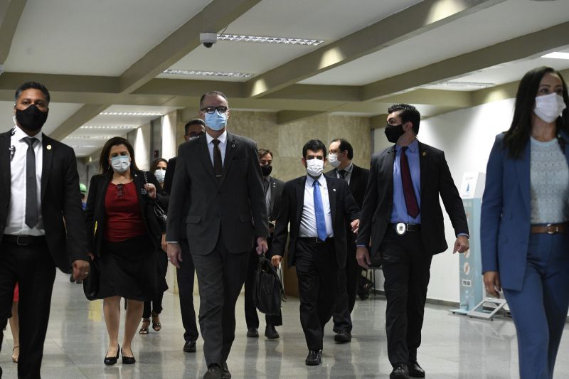 Torres diz que não houve pressão por Covaxin - (Foto: Edilson Rodrigues/Agência Senado - 11.05.2021)