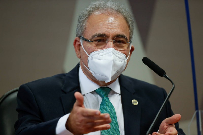 Queiroga esteve na CPI no início de maio - (Foto: Adriano Machado/ REUTERS 06.05.2021)